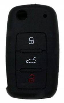 Silikonska maska za ključ za VW Škoda Seat, crna