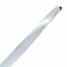 Dekorativna ukrasna letvica 1,2 cm PVC 12 mm krom, 10 metara, samoljepljiva