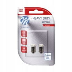 M-Tech 2x Žarulja T4W LED OSRAM 24V Ba9s 4xSMD 2835 bijela