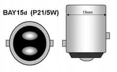 M-Tech 2x žarulja P21/5W LED BAY15d 24V 8xSMD5050 bijela