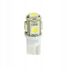 M-Tech 2x W5W T10 LED žarulja 24V 5xSMD5050 bijela
