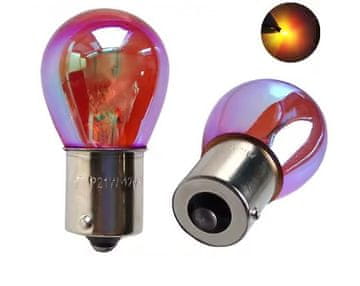 M-Tech RAINBOW DIAMEND 21W PY21W narančaste žarulje žmigavaca BAU15S 2 kom