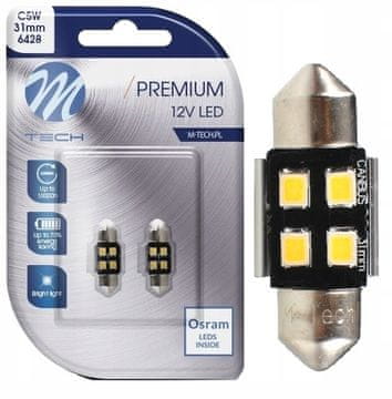 M-Tech Žarulja C5W 31mm M-TECH dioda Osram LED 4x SMD
