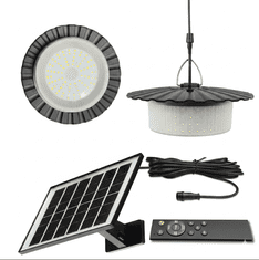 HOME & MARKER® Solarna viseća LED svjetiljka, automatsko paljenje, 5 razina svjetline, otporna na vremenske uvjete | ORBILUM