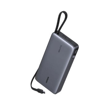 Ugreen 165W 25.000mAh prijenosna baterija s ugrađenim kabelom