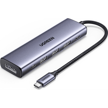 Ugreen 5-u-1 USB-C hub (100 W PD, DisplayPort 4K@60 Hz)