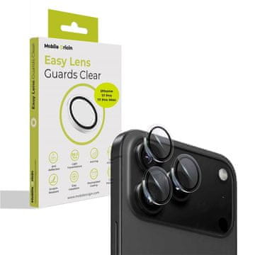 Mobile-origin Easy Lens Guards zaštitno staklo kamere za iPhone 17 Pro / 17 Pro Max (FRL-LSG-i17Pro-CLR)