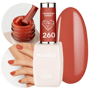 Manica lakir hibridni LED/UV 10ml - Tangerine Sunset - 260