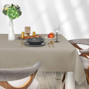 Cozy home and living bež obrus 160x240 cm pravokutni, klasični obrusi - elegantan, otporan na vodu i mrlje, jednostavan za čišćenje