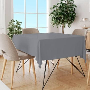 Cozy home and living sivi stolnjak 140x240 cm - klasično elegantan, dekorativan visoke kvalitete, idealan za blagovaonicu, svečanosti i dekoraciju stola
