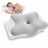 Netscroll Ergonomski jastuk za vrat od memorijske pjene, navlaka periva u perilici, CervicalPillow.