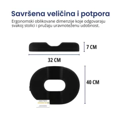 Orthexa Ortopedski jastuk za sjedenje – MediLux