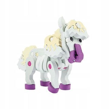 Toi Toys Puzzle pjenaste 3d konj pony veliki 59 elemenata mekane pjene