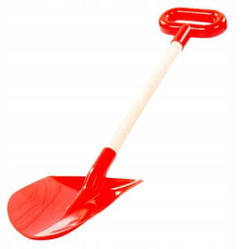 Eko lopatica za pijesak s drvenom ručkom, velika 62 cm, lopata za plažu