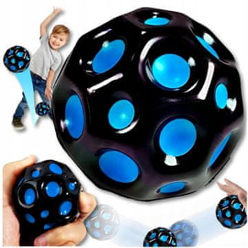 Igračka lopta galaktička meteor crna kozmička galaxy ball 6 cm