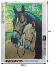 Malatec Diamond Painting Haft 5D dijamantni set mozaika konji