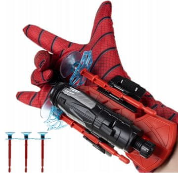 Toys SpiderMan rukavica izbacivač strelica, mekani projektili