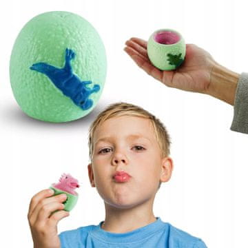 Dinosaur jaje squishy antistresni gniotek stiskalica za opuštanje senzorična