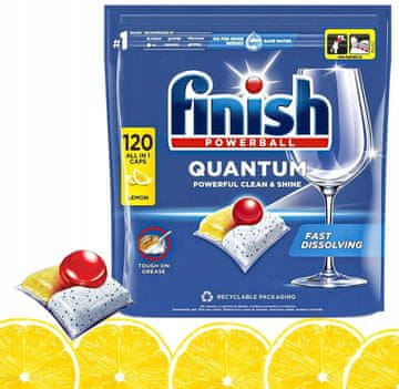 Finish Finish kapsule Quantum All-in-1 120 limun