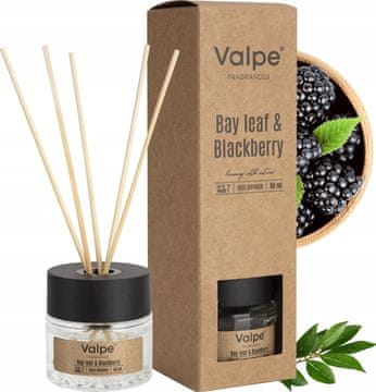 VALPE difuzor mirisa sa štapićima lovor - kupina 50 ml dz50-325