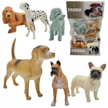 Set figurica pasmina pasa, realistične, 6 komada, dalmatiner i buldog