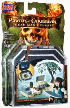 Kompas Pirati s Kariba Jack Sparrow kockice Mega Bloks set s figuricom