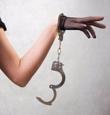 Metalne lisice za policiju, zatvorenik, igračka, policijska odjeća, kostim