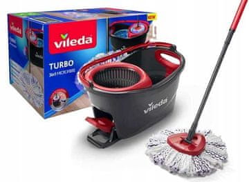Vileda Okretna mop Vileda TURBO 3u1 mikrofilament