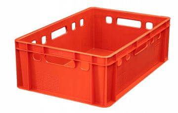 E2 kutija - 600x400x200mm Crvena