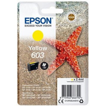 Epson 603 Y (C13T03U44010) žuta, originalna tinta