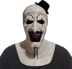 Nikcorp Strašna lateksna maska za cijelu glavu Sunshine smile Terrifier klaun kostim s pokretnom vilicom, realistična lubanja za Halloween, karneval i foto sesije