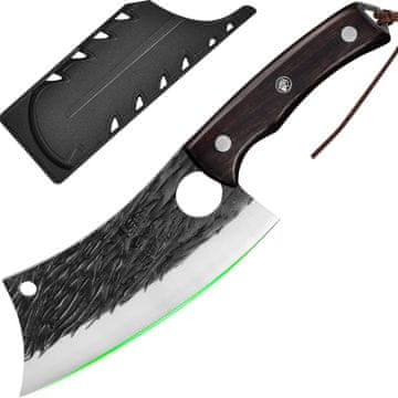 Nikcorp FULLHI kuhinjski chef nož japanski stil 29 cm 2 kom set visokougljični nehrđajući čelik Full Tang kovanica višebojna protuklizna drška navlake za oštrice