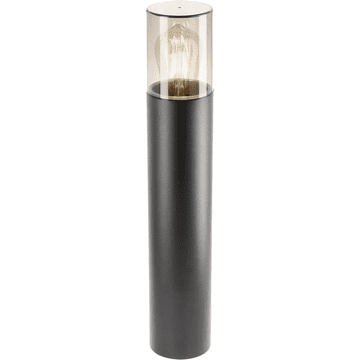 Nikcorp Stupna vanjska vrtna svjetiljka CGC Lighting E27 50 cm IP54 aluminij praškasto lakiran promjer 9 cm crna za prilaz stazu vrtne aleje