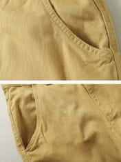 Nikcorp Muške cargo hlače Siyecaoo model 34 relaxed fit 8 džepova prozračan pamuk elastan bež (Sand/Khaki) 95% pamuk 5% elastan