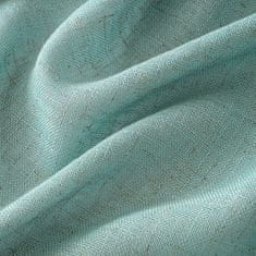 Nikcorp Zavjese od prozirnog voilea Proizvod visoke kvalitete, set 2 kom 140x300 cm, tirkizne poluprozirne s očicama, 30% lan 70% poliester, otporne na zgužvanje, za dnevni boravak spavaću sobu dječju sobu
