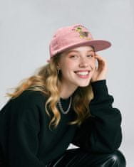 Nikcorp Bejzbol kapa Clakllie Duck vez 100% pamuk Snapback ravni šilt prozračna, podesiva kopča 55-59 cm, roza, 7x18 cm