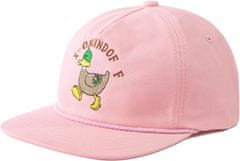 Nikcorp Bejzbol kapa Clakllie Duck vez 100% pamuk Snapback ravni šilt prozračna, podesiva kopča 55-59 cm, roza, 7x18 cm