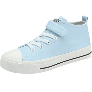 Nikcorp Tenisice Casbeam model unisex 29 EU platnene prozračne sportske casual plave tkanina gumeni protuklizni potplat vezice za školu vrtić trčanje