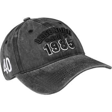 Nikcorp Kapa s obodom baseballówka vintage, siva, unisex, UV zaštita, prozračna, regulacija 56-66 cm, gradski streetwear outdoor, washed-out izgled, glatko zatvaranje straga
