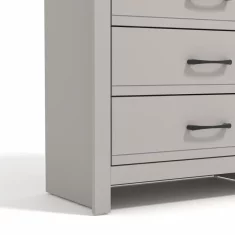 Nikcorp Komoda Galano Moderna 4 ladice siva ploča u boji drveta, iverica s laminiranom završnom obradom 79x95x39,5 cm