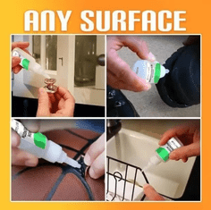 HOME & MARKER® Univerzalno trenutno ljepilo za popravke, vodootporno i otporno na udarce, za plastiku, drvo i metal | GLUERA