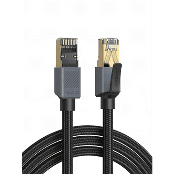 Ugreen UTP Cat8 pleteni okrugli mrežni kabel, 1 m