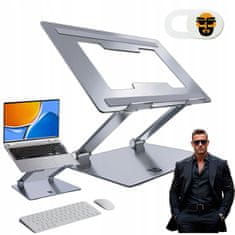 Stalak za laptop, podesivi aluminijski stol za koljena + besplatno