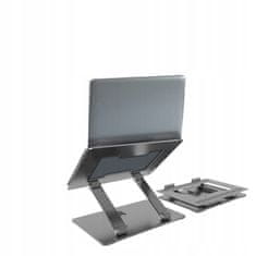 Stalak za laptop, podesivi aluminijski stol za koljena + besplatno