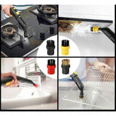 Rosfix Zestaw szczotek nakładek za Karcher EasyFix SC1 SC2 SC3 SC4 SC5, mikrofibra