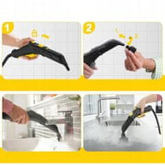 Rosfix Zestaw szczotek nakładek za Karcher EasyFix SC1 SC2 SC3 SC4 SC5, mikrofibra