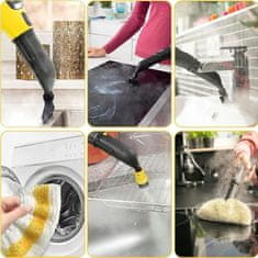 Rosfix Zestaw szczotek nakładek za Karcher EasyFix SC1 SC2 SC3 SC4 SC5, mikrofibra