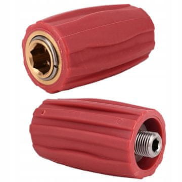Rosfix QuickConnect KEW D12 1/4M - utičnica za brzo spajanje za perač Nilfisk Alto / KEW / Kranzle | 250 bar | 150°C | vanjski navoj 1/4" |