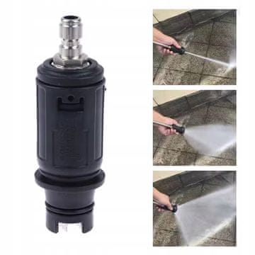Rosfix JetForce ProSpray 1/4" QuickPlug 3000PSI - podesiva mlaznica za perilicu tlaka | do 60°C | mlaz u točki i lepezasti mlaz