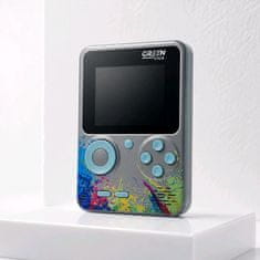 Green Lyca GameBOX 500v1 Igraća konzola – 500 ugrađenih retro igara – Siva